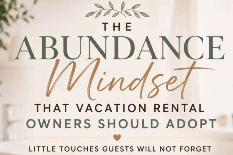 The Abundance Mindset That Vacation Rental Owners Should Adopt